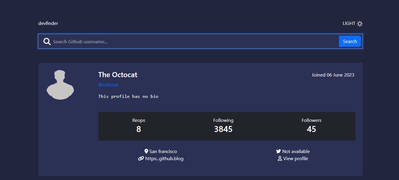 Github Finder